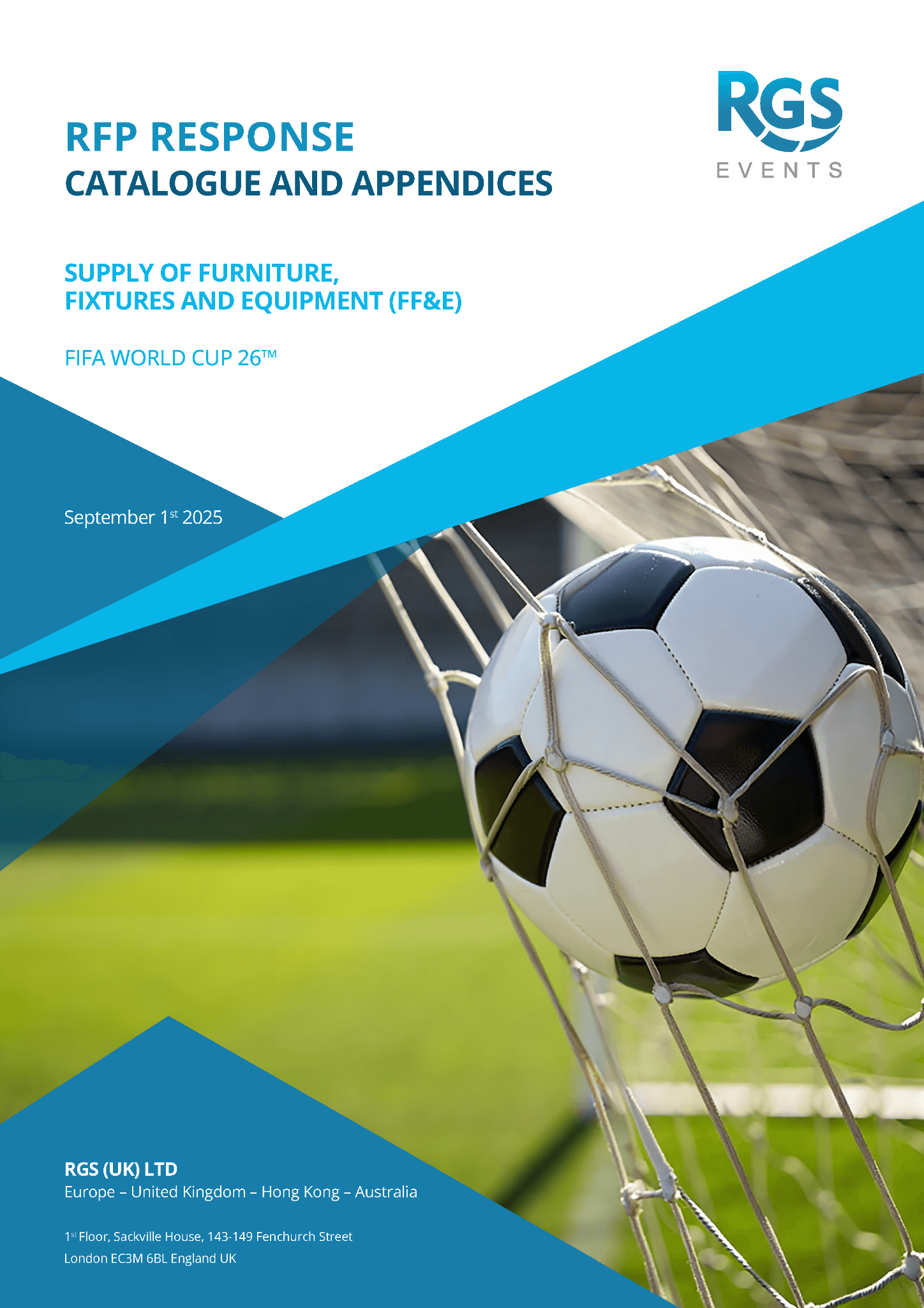 Proposta comercial internacional para a FIFA World Cup 26 desenvolvida pela AZVDO